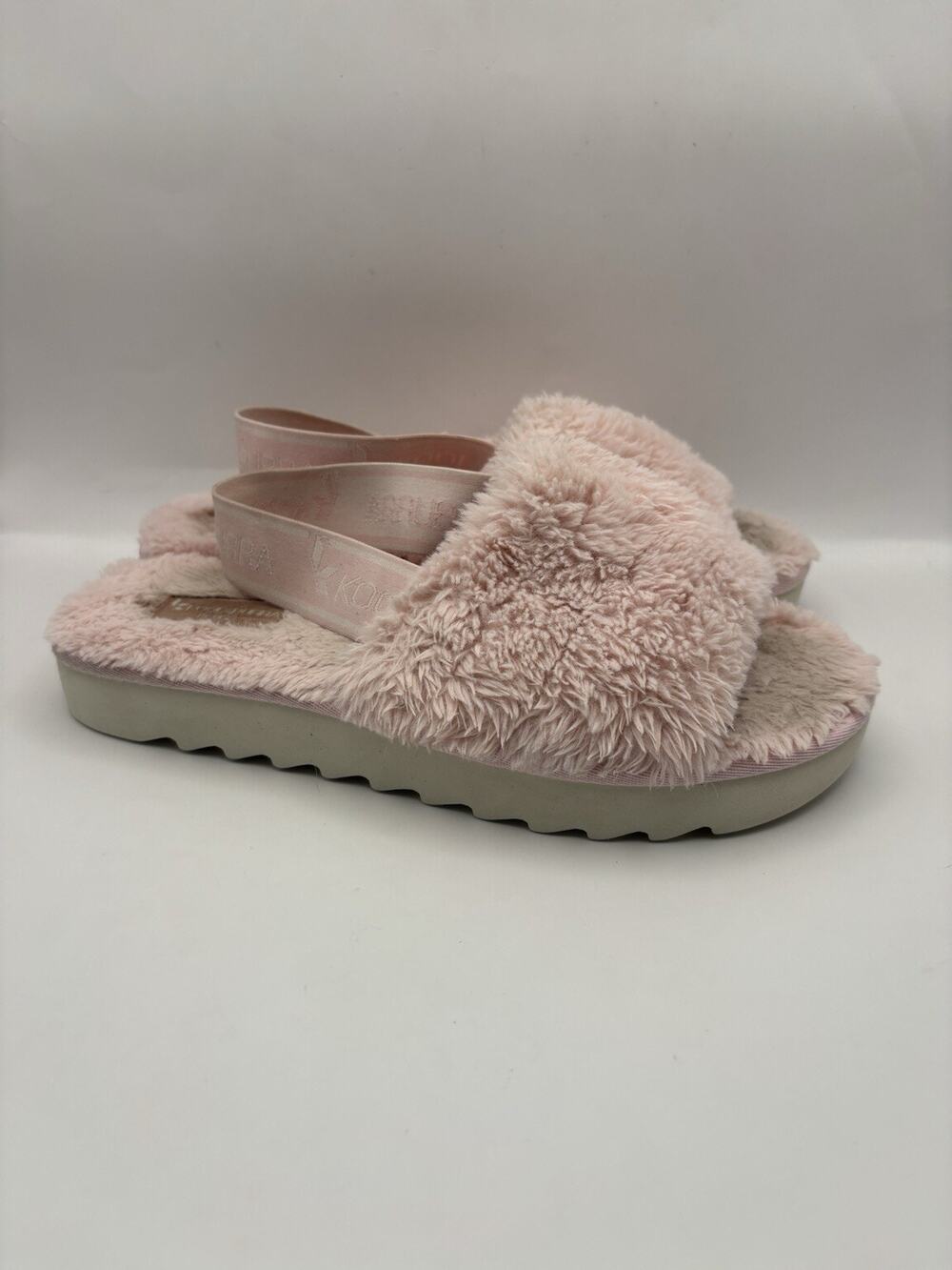 Koolaburra By Ugg Fuzz’n II Pink Slipper Sandals Women Size 8
